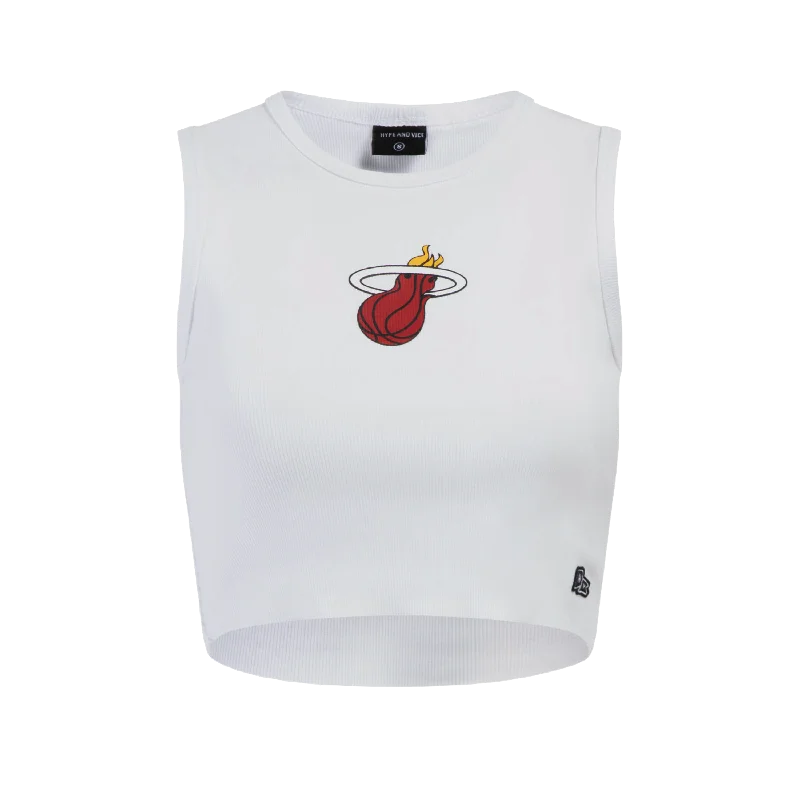 Exclusive Fashion Deals Miami HEAT Logo Cut Off Women's Tank