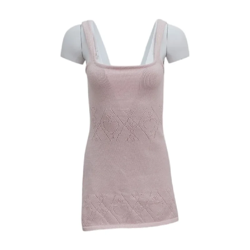 Affordable Trendy Clothes For Women Pink Solid Mini Dress