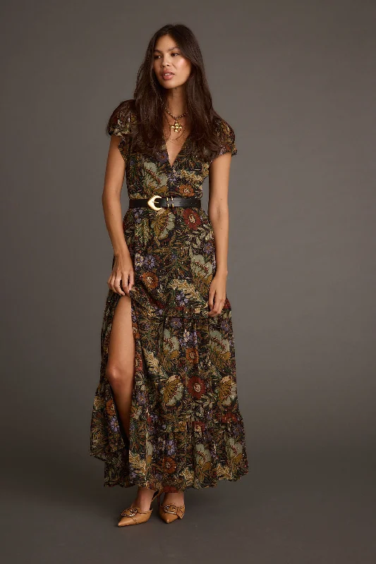 Women's Contemporary Clothing Sundance Floral Paisley Maxi Dress