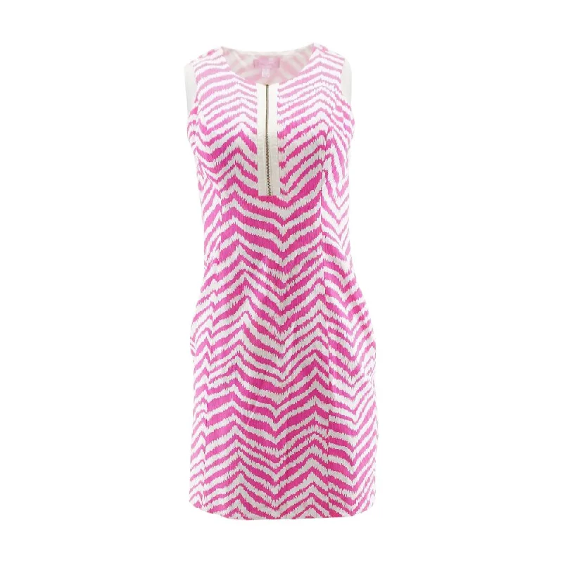 Step Ahead, Lead The Trend Pink Misc Midi Dress