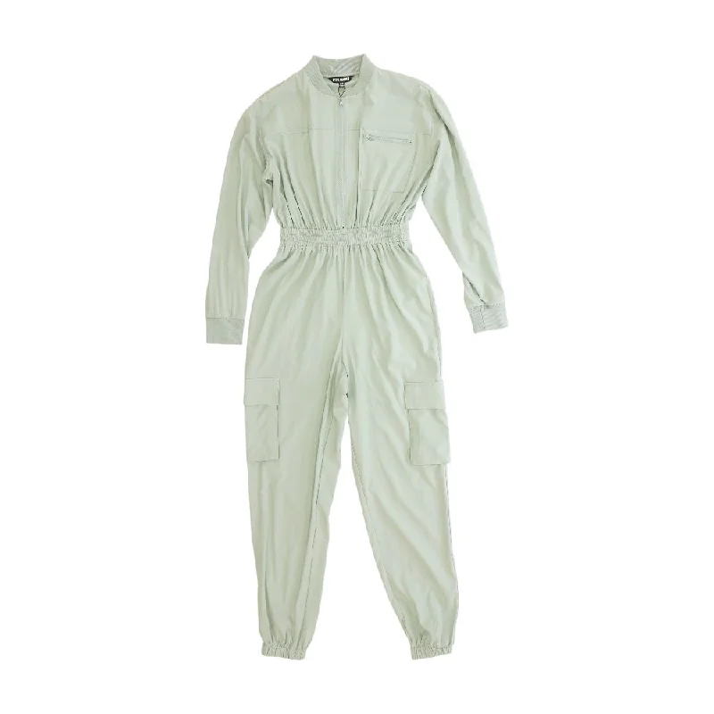 Retro Style Promotions Green Solid Jumpsuit