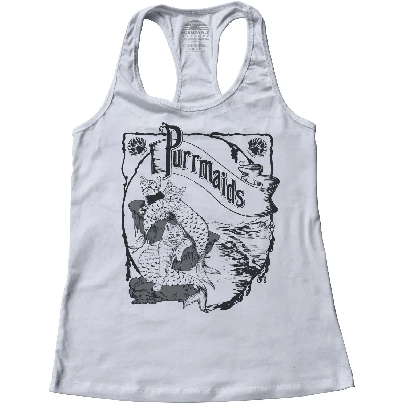 Flash Sale Now Women's Purrmaids Racerback Tank Top