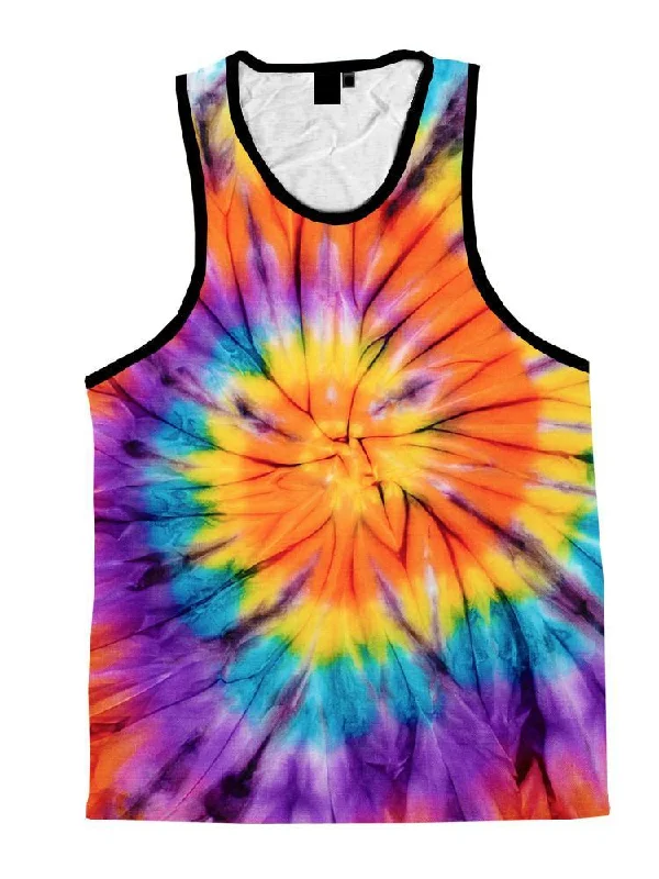 Women's Functional Outfit For Outdoor Activities Classic Tie Dye Unisex Tank Top