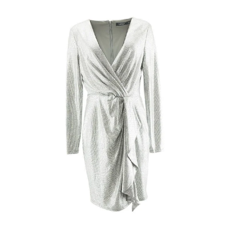 Limited Stock Silver Solid Midi Dress