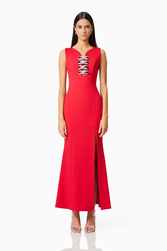 Women's Clothes Cherie Maxi Dress In Red