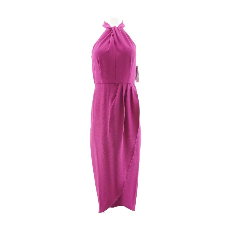 Women's Clothes Magenta Solid Maxi Dress