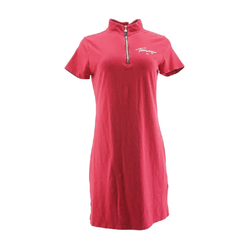 Casual Chic Clothing For Women Red Solid Midi Dress