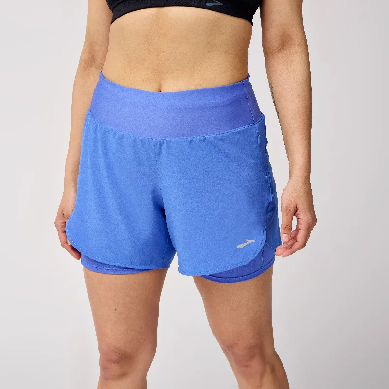 Catch Every Fashion Trend Brooks Women's Chaser 5" 2-in-1 Short 2.0