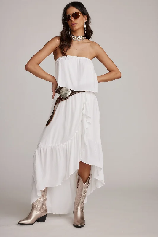 Women's Transitional Clothes Rosie White Strapless Dress