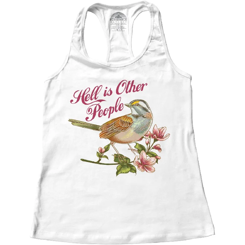 Women's Clothing Sets Women's Hell Is Other People Racerback Tank Top