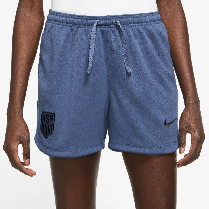 Women's Evening Clothes Women's Nike USA Travel Knit Blue Shorts