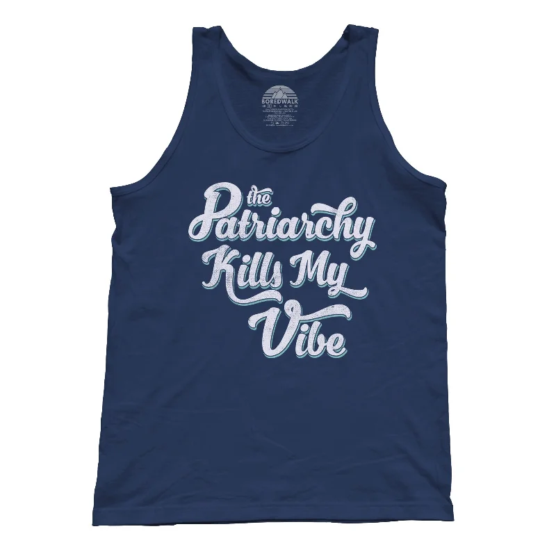 Women's Wardrobe Apparel Unisex The Patriarchy Kills My Vibe Feminist Tank Top - Feminism