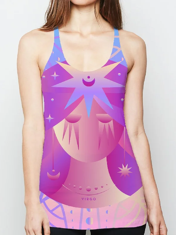 Laid-Back Fashion Offers Virgo Racerback Tank Top