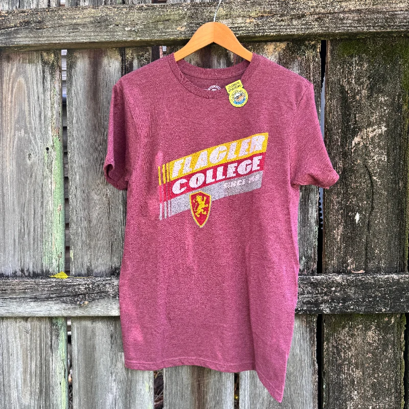 Women's Elegant Garments Flagler Crimson Elevated T-Shirt