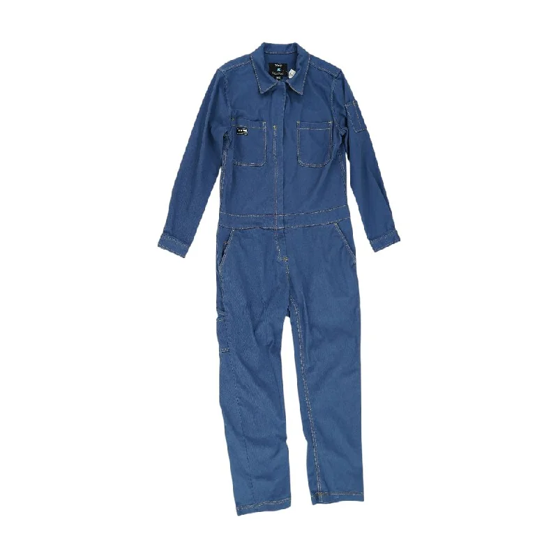 Massive Savings Blue Solid Jumpsuit