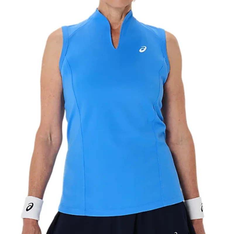 Women's Trendy Apparel Asics Court Women Tennis Tank - Blue Coast