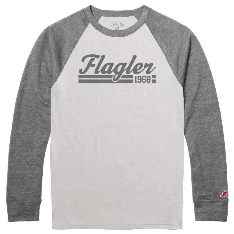 Women's Active Outfit For Fitness Raglan Flagler Baseball Tee