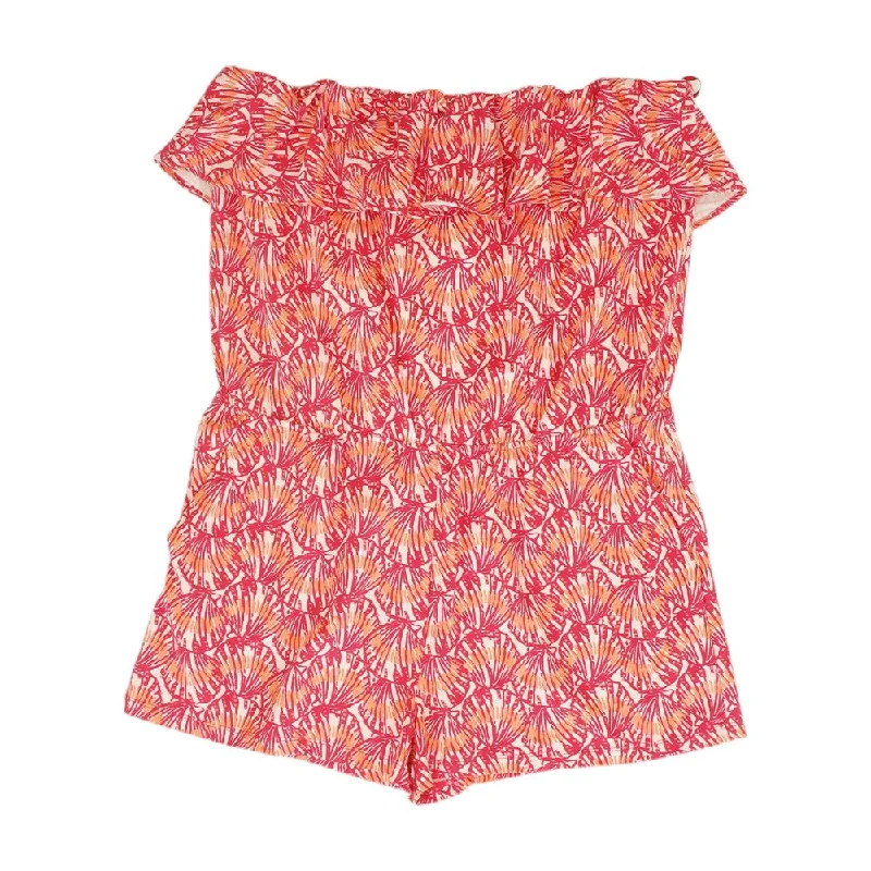 Women's Wardrobe Apparel Pink Graphic Romper