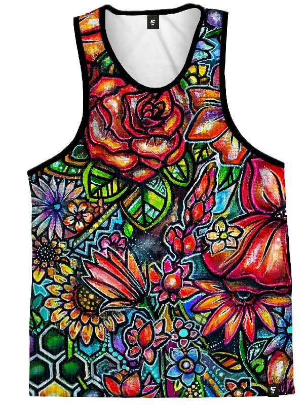 Fashion Forward Flora De Laura Unisex Tank