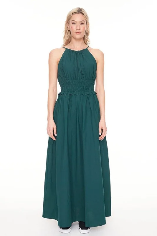 Women's Evening Outfit Cruise Jewel Green Maxi Dress