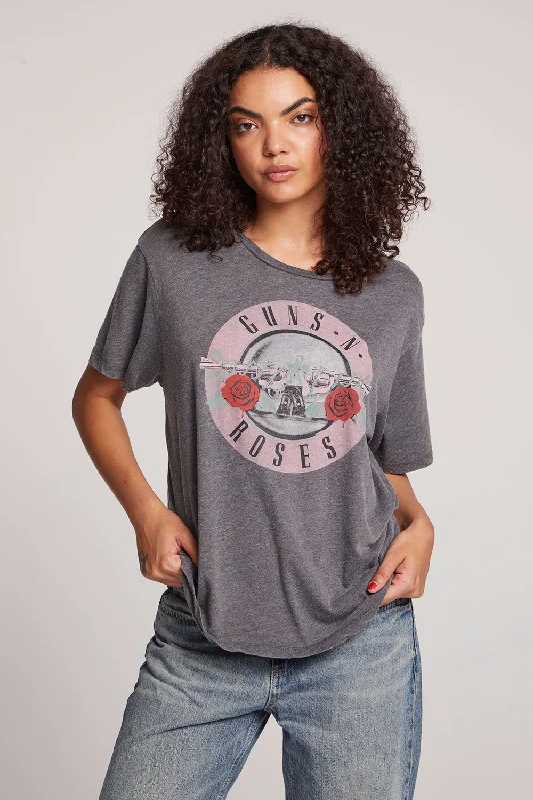 Affordable Luxury Women's Apparel Guns n' Roses Classic Logo Tee