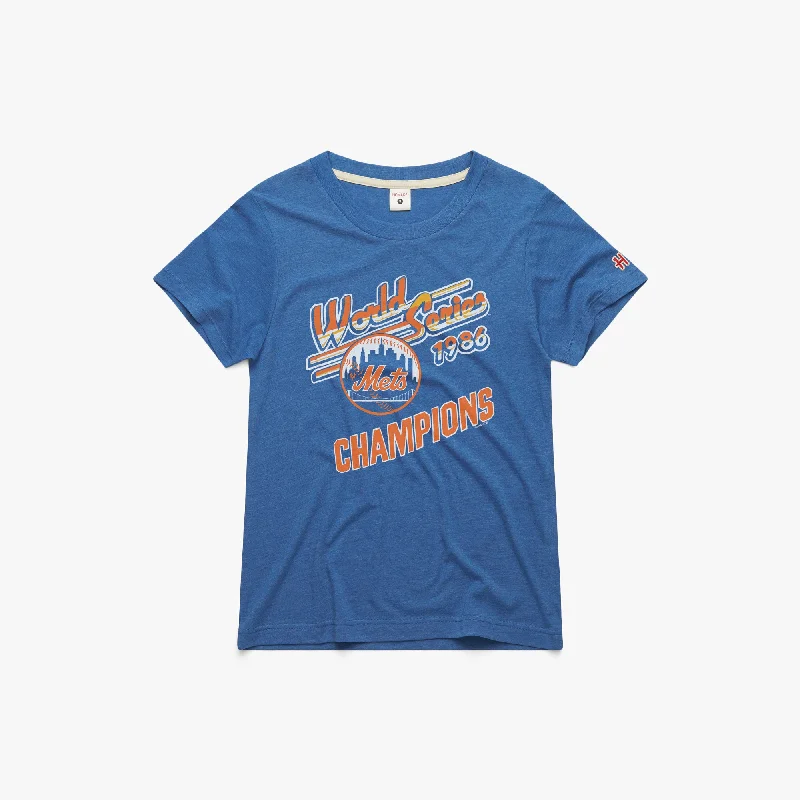 Stylish Women's Clothing Women's Mets World Series Champs 1986