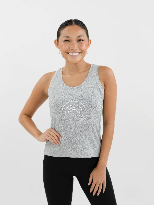 Women's Party Outfit CorePower Yoga Half Glow Active Racerback