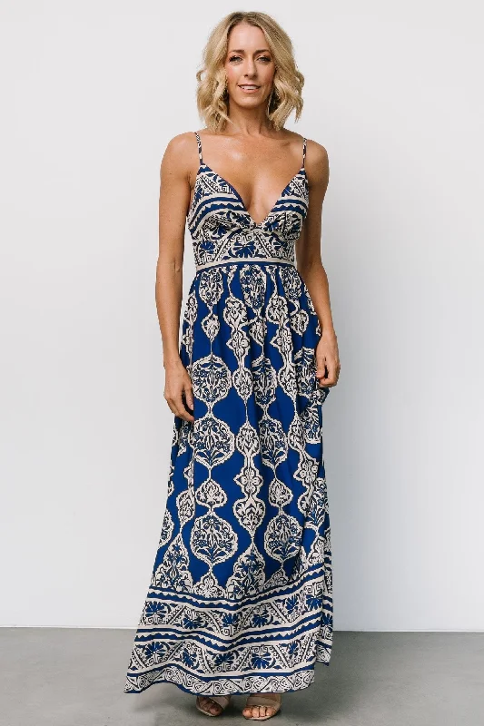 Casual Clothes For Women Davinah V Neck Maxi Dress | Blue Print