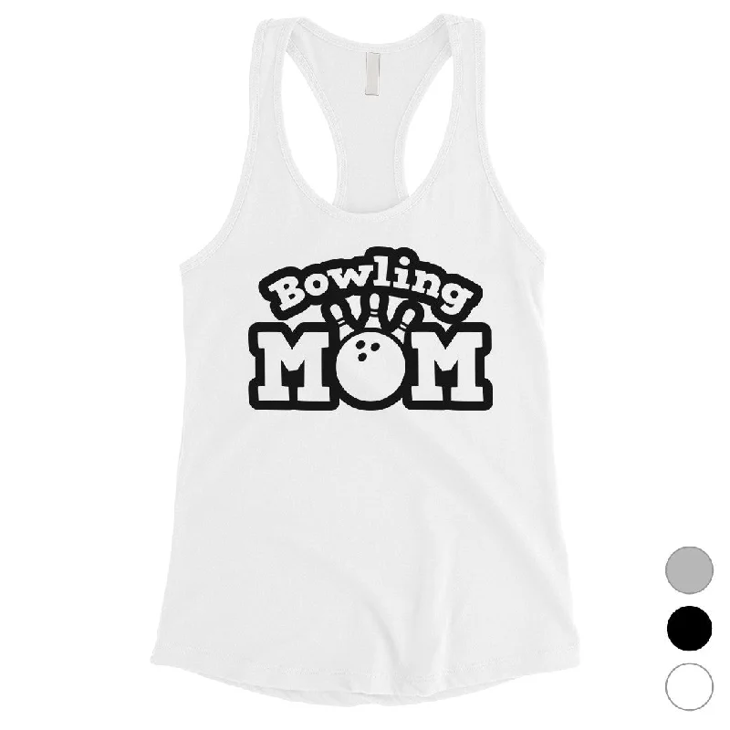 Unleash Your Fashion Bowling Mom Tank Top Womens Sleeveless Shirt Bowling Lover Gifts