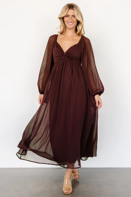 Sophisticated Street Style Offers Dione Midi Dress | Mahogany