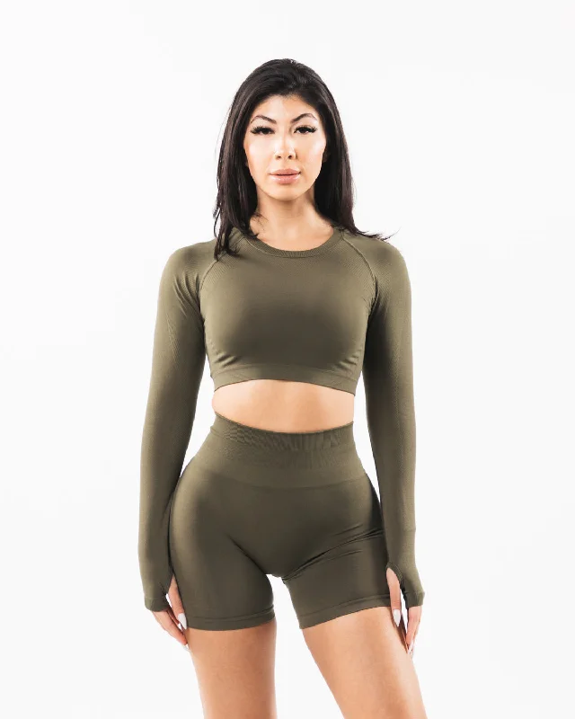 Vibrant Style Promotions Stratus LS Crop - Oak