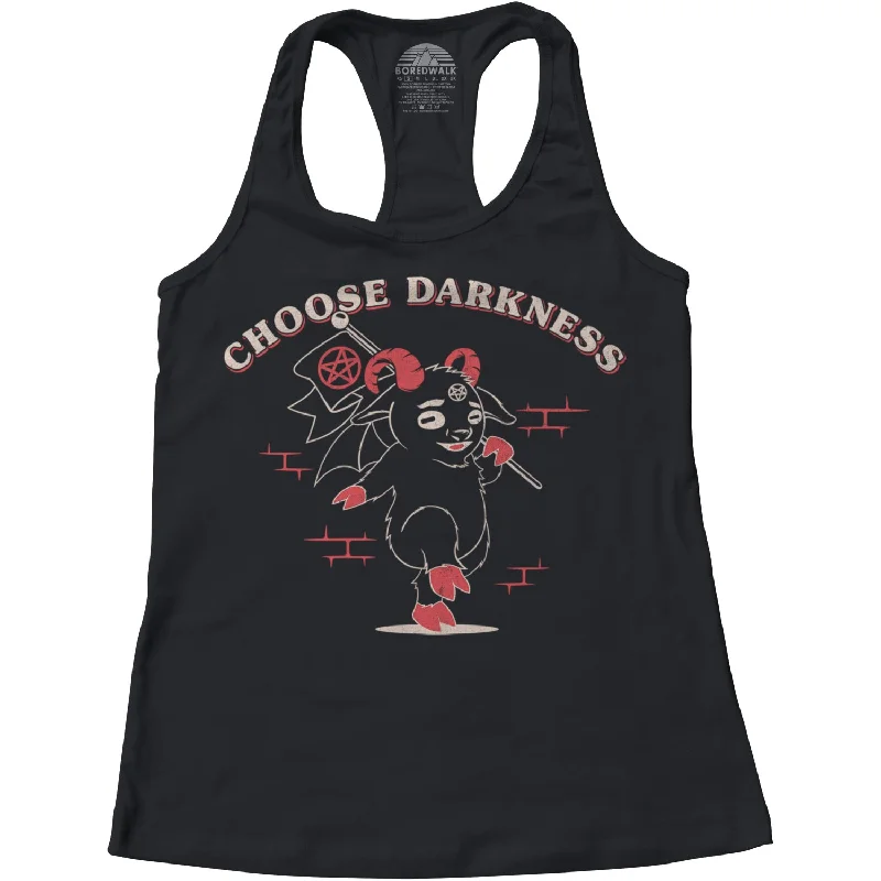 Flash Sale, Don'T Miss Women's Choose Darkness Racerback Tank Top