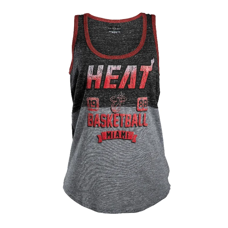 Casual Clothing For Women New ERA Miami HEAT Ladies 2 Tone Tank