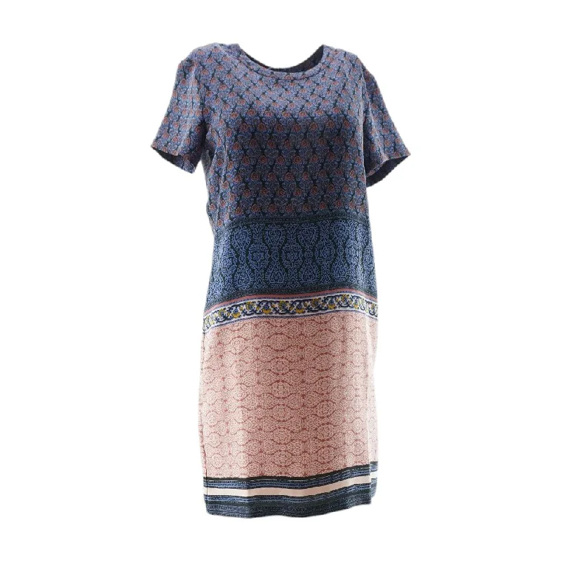 Women's Transitional Clothes Multi Graphic Midi Dress