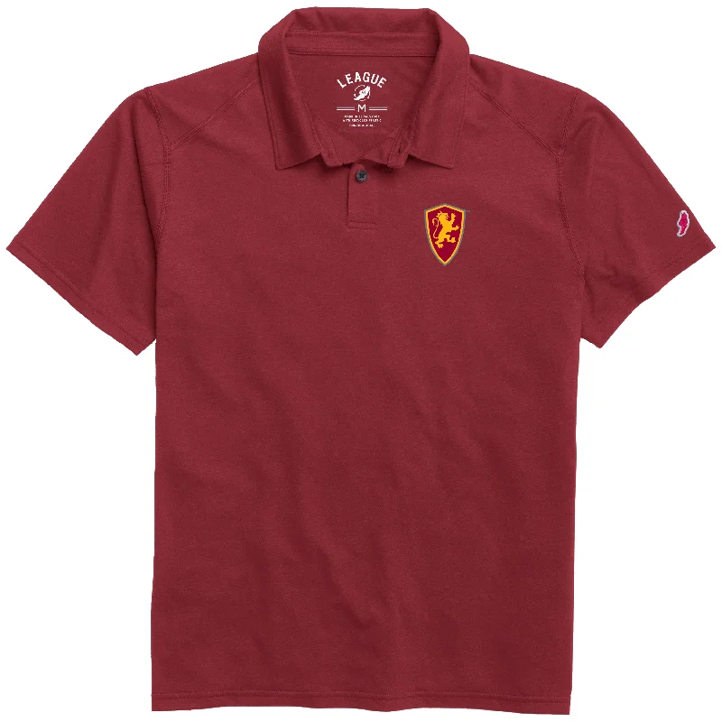 Women's High-Fashion Apparel Reclaim Shield Crimson Polo