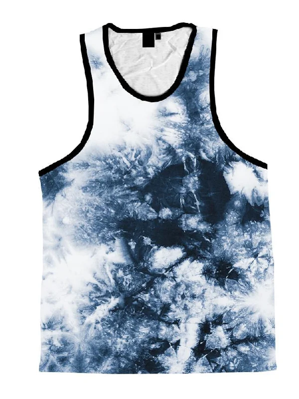 Women's Relaxed Outfit Smoke Tie Dye Unisex Tank Top