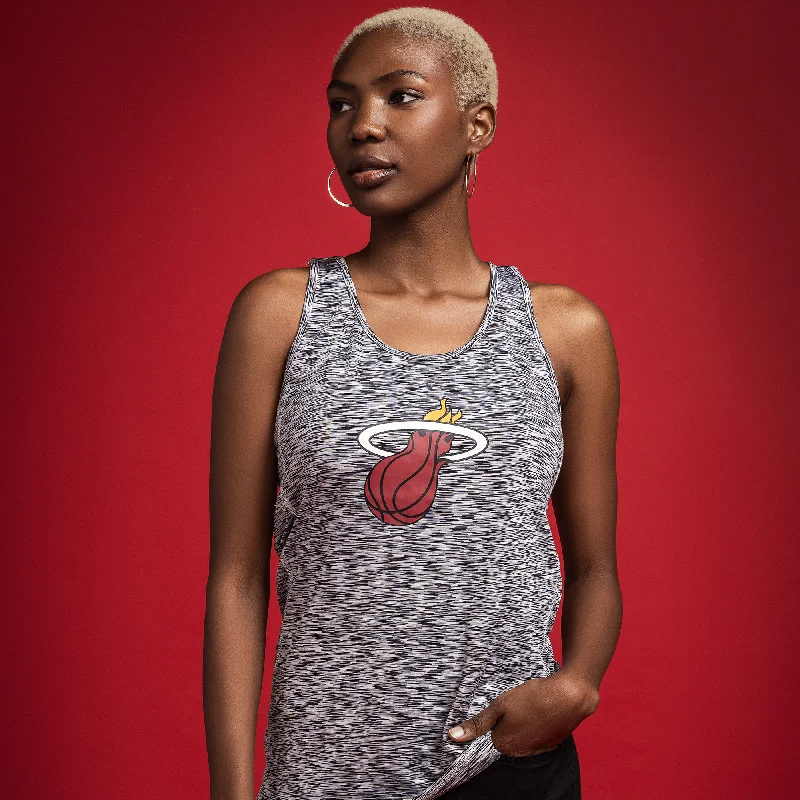 Women's Clothes For Outdoor Events New Era Miami HEAT Space Dye Women's Tank