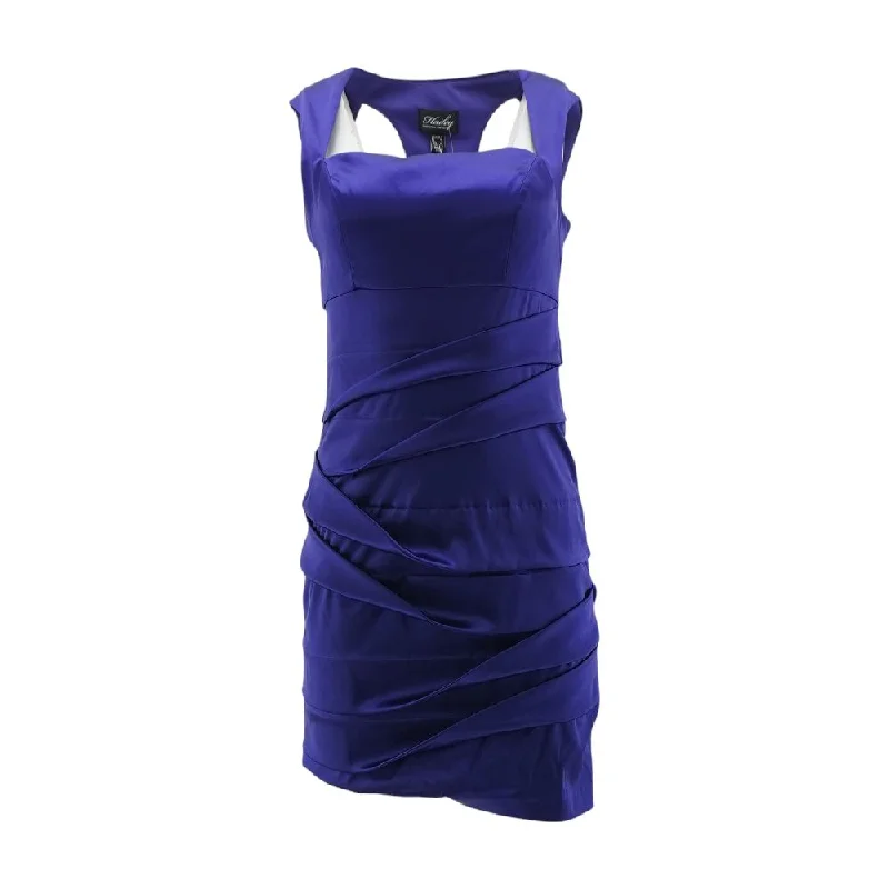 Special Offers, Don't Miss Purple Solid Midi Dress