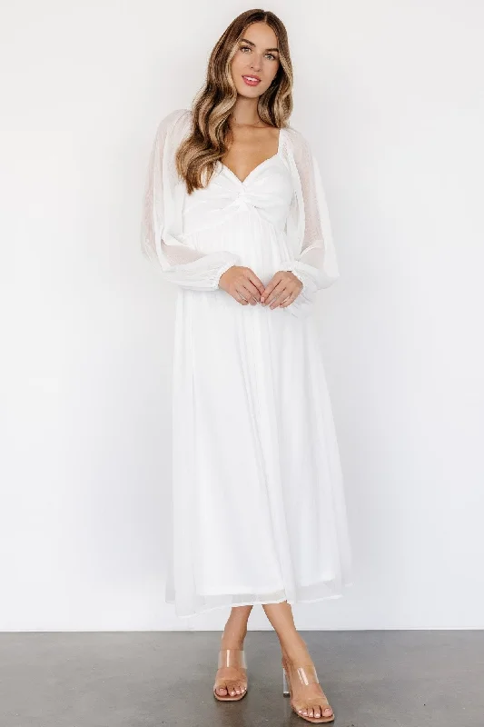 Women's Transitional Apparel Dione Midi Dress | Off-White