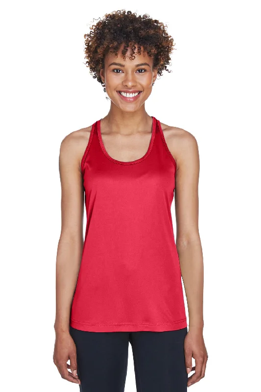 Cozy Comfort Style Sale Team 365 Womens Zone Performance Moisture Wicking Tank Top - Red