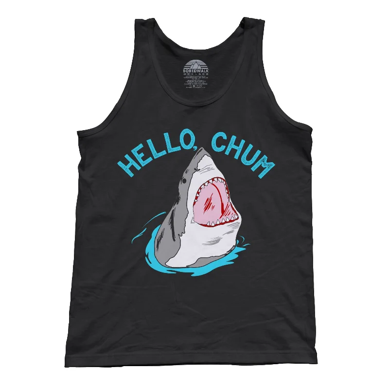 Casual Attire For Women Unisex Hello Chum Shark Tank Top