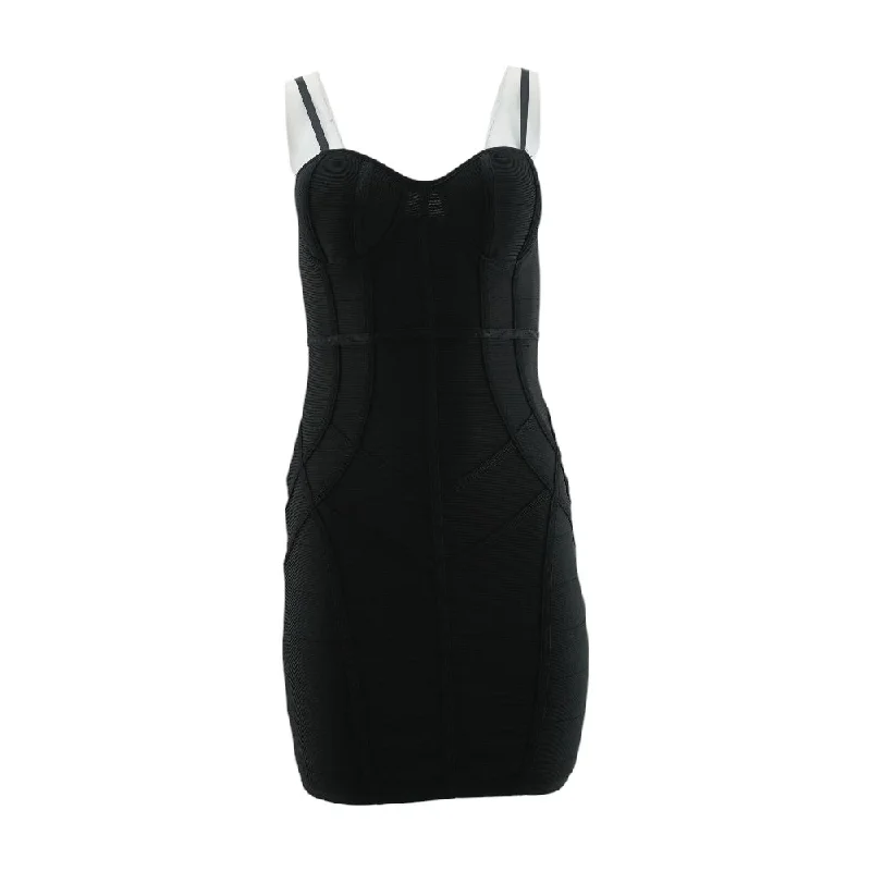 Women's Versatile Apparel Black Solid Mini Dress