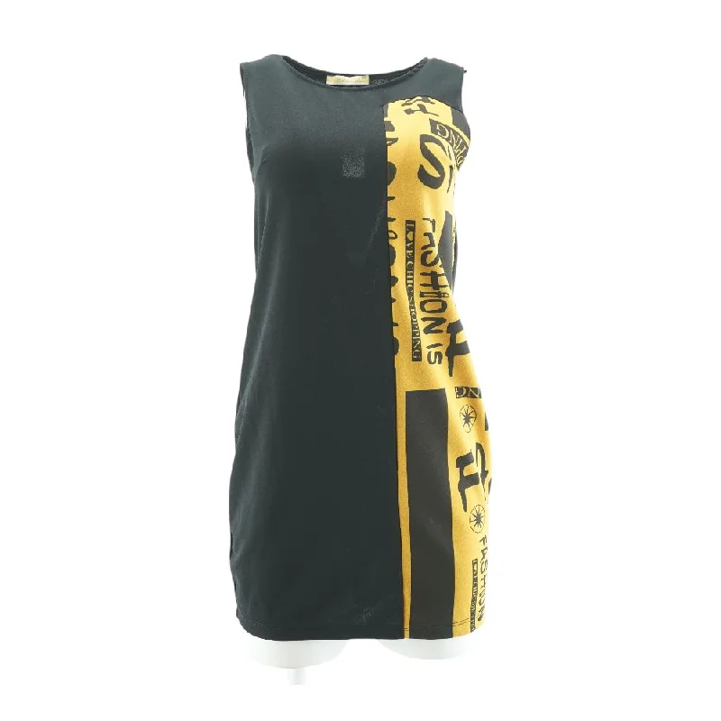 Fashion Sale Black Misc Midi Dress