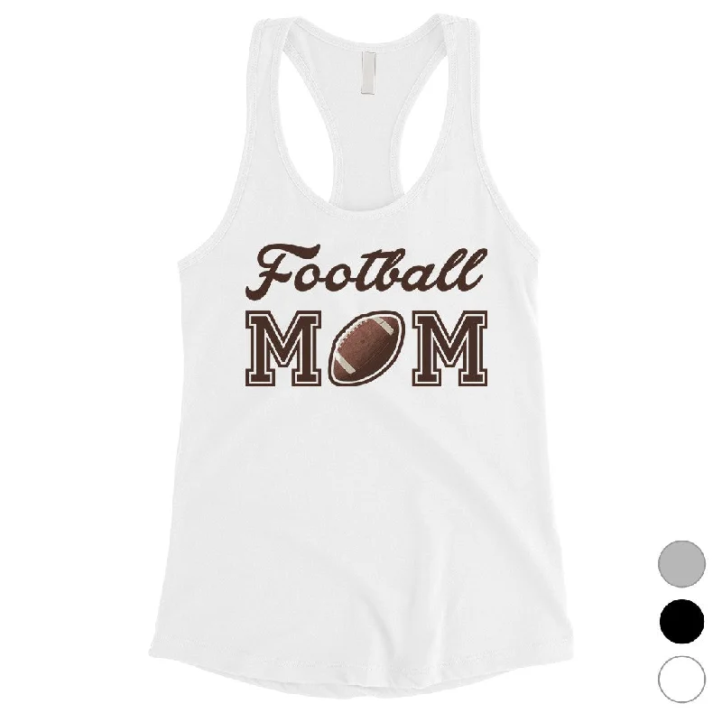 Break Fashion Norms Football Mom Tank Top Womens Sleeveless Shirt Cute Mothers Day Gift