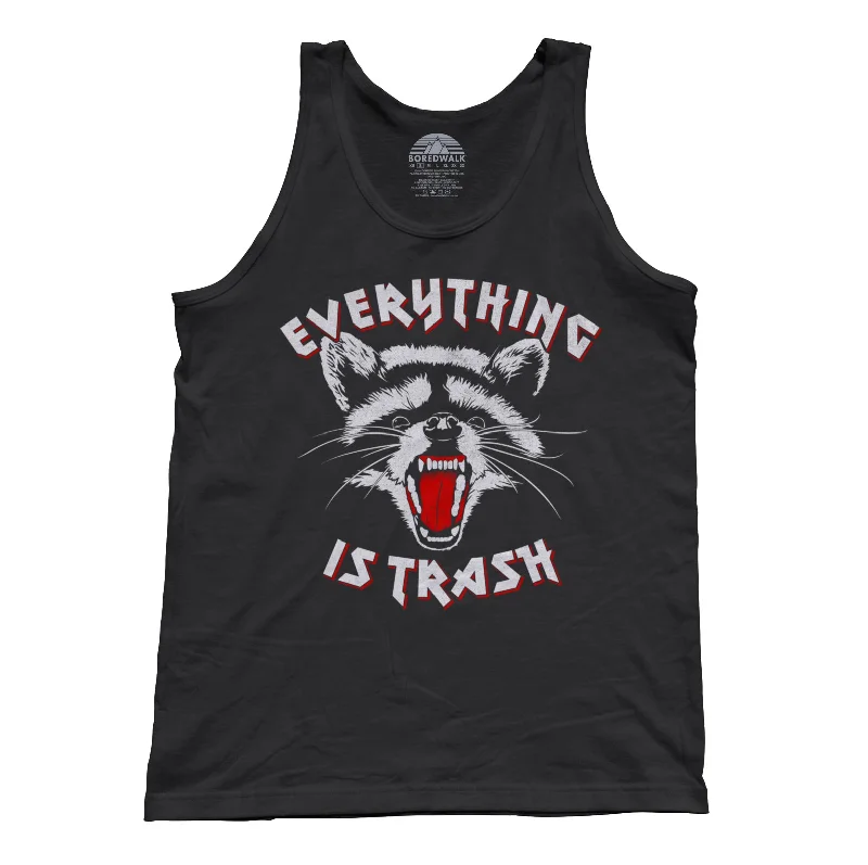 Women's Clothing For Work Unisex Everything is Trash Raccoon Tank Top