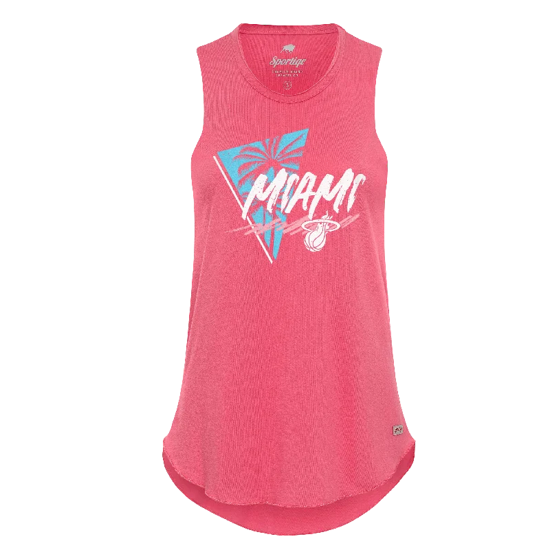 Timeless Women's Apparel Sportiqe Miami HEAT Summer Women's Tank