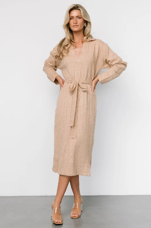 Women's Trendy Clothes Barrie Sweater Dress | Light Tan