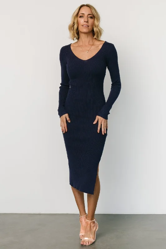 Insane Discount Onslaught Tacey Midi Dress | Navy