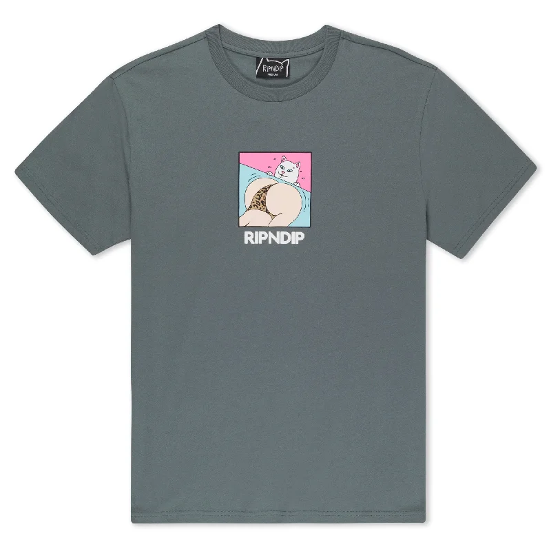 Women's Transitional Clothes Peaches And Nerm Tee (Charcoal)