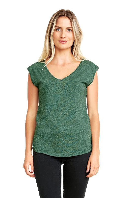 Women's Vintage Attire Next Level Womens Festival Tank Top - Royal Pine Green - Closeout